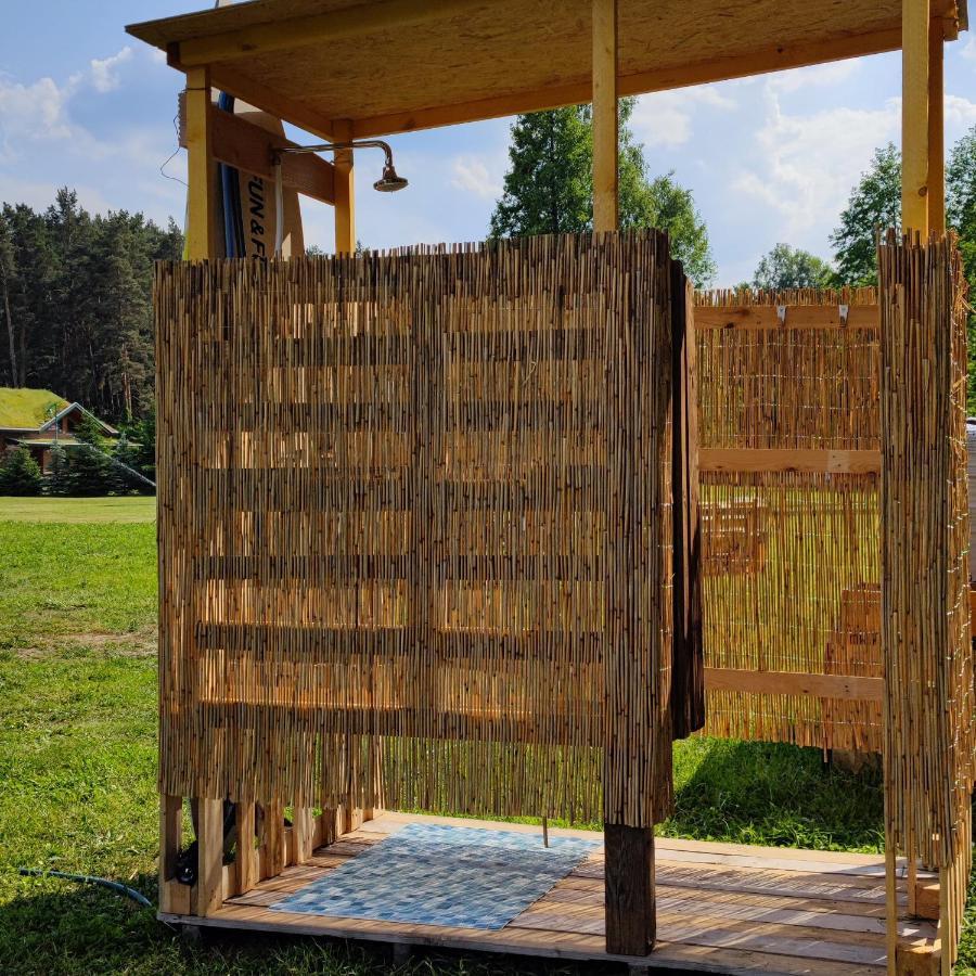Ferienwohnung & Campingplatz Vor Dem Berg Heideblick Buitenkant foto